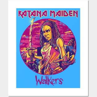 The Katana Maiden [alt. colors] Posters and Art